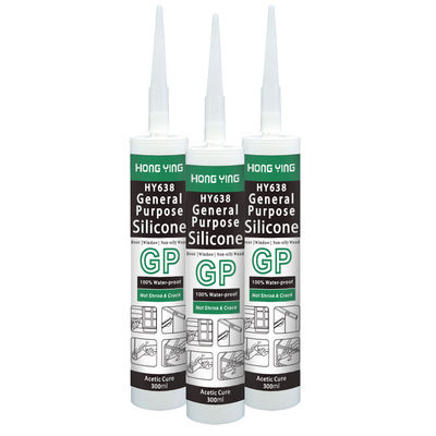 280ml 300ml Acetic Silicone Sealant Waterproof Glue General Purpose