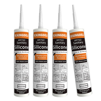One Component Silicone Sealant Anti Mould Caulk Glue Neutral For Window 300ml